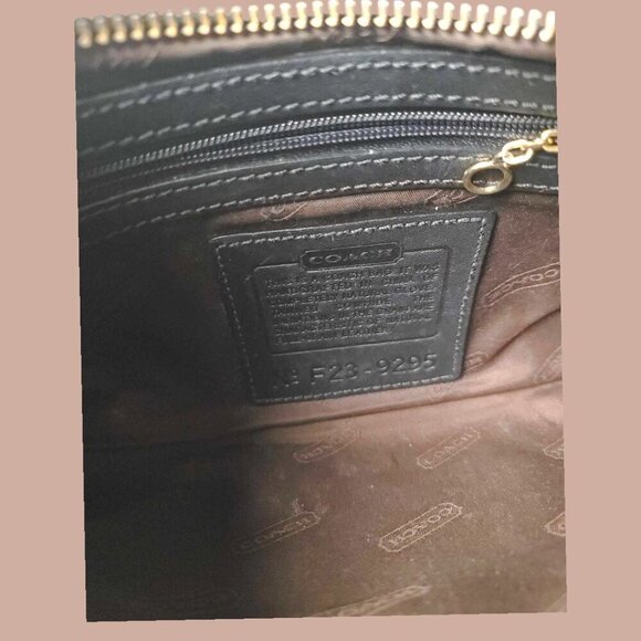 Vintage COACH Black Legacy Demi Hobo Bag - Picture 2 of 11